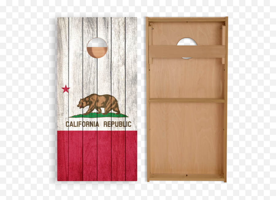 California Bear Flag Regulation Cornhole Boards Bag Toss Game Set - New California Republic Flag Png,California Bear Png