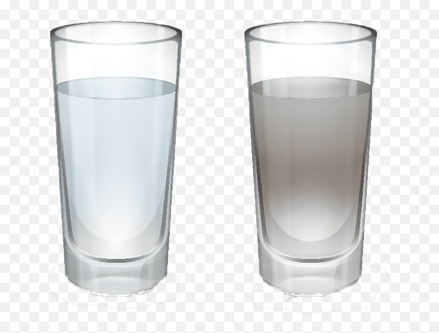 Clean Glass Of Water Vs A Dirty - Dirty To Clean Water Png,Water Pouring Png