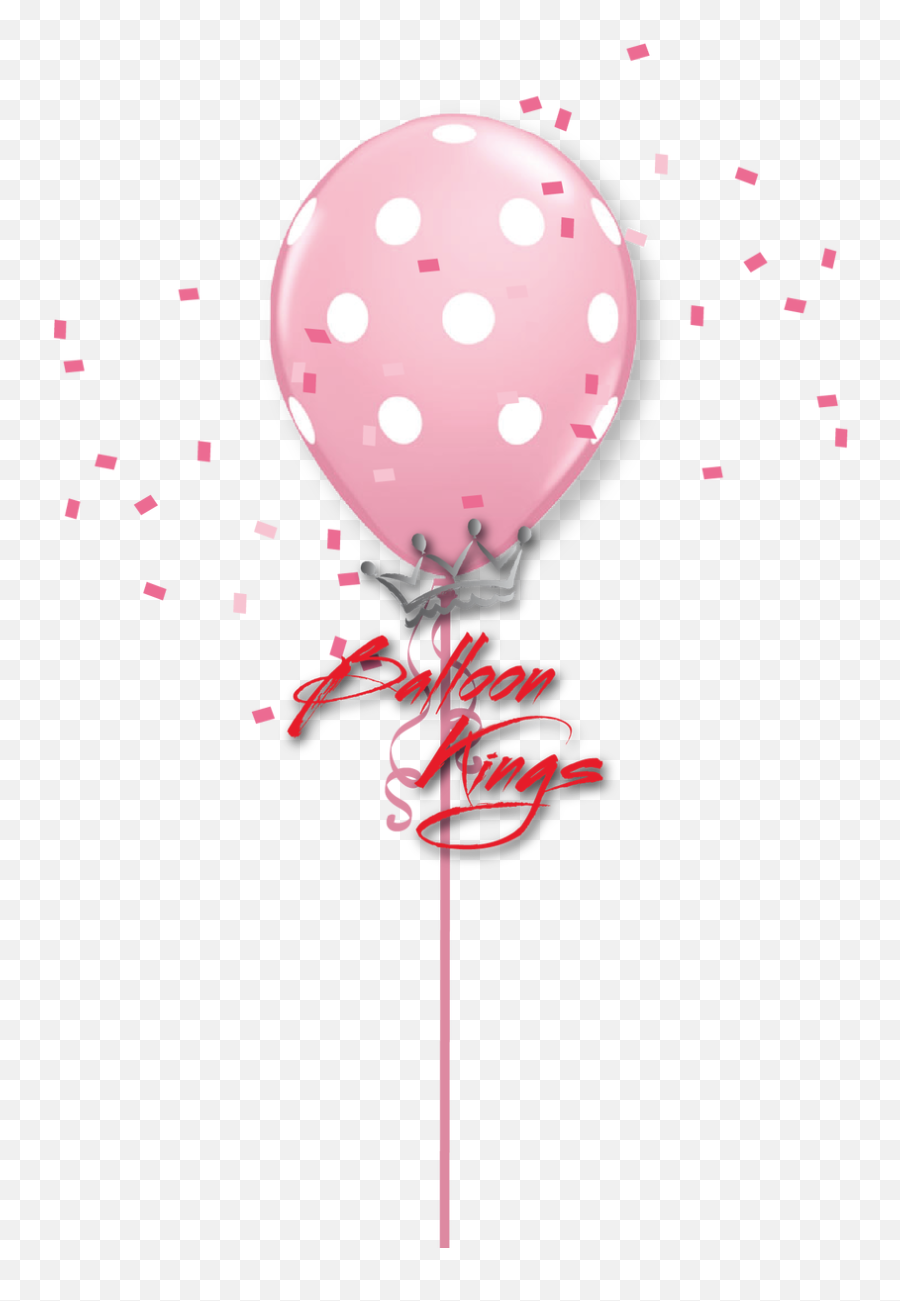 Download Free Png 11in Pink Polka Dots - Polka Dot Balloons,Polka Dots Png