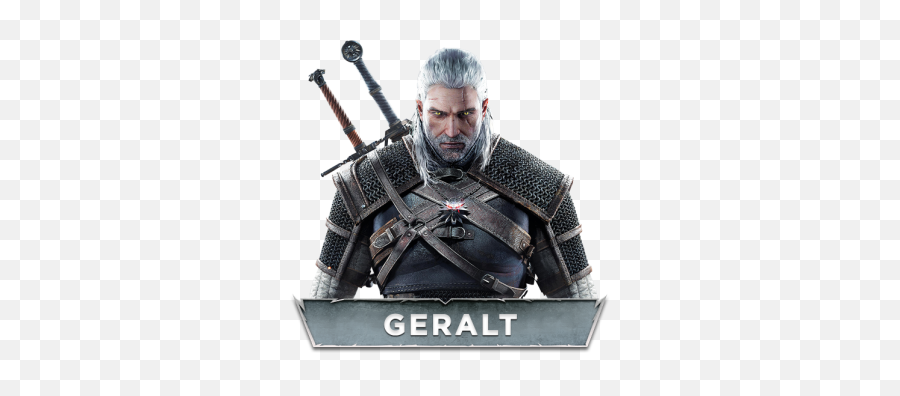Download Geralt Of Rivia Is A Witcher - Geralt Png,Witcher Png
