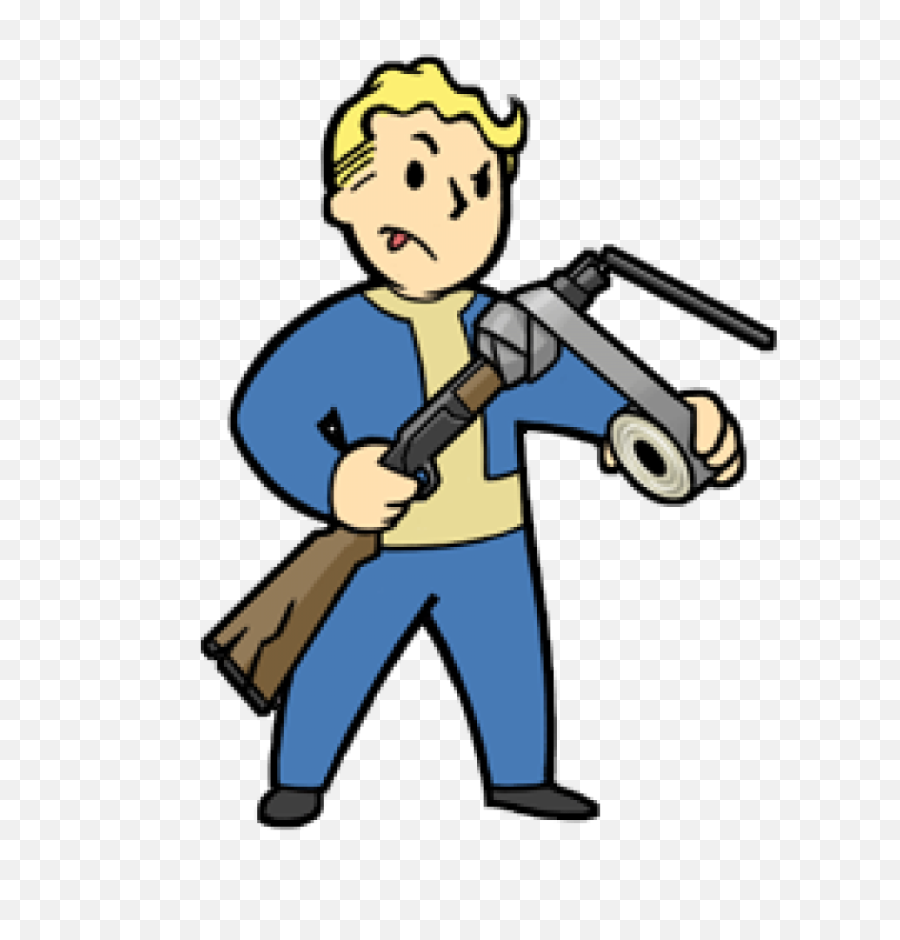 Jury Rigger - Fallout 4 Vault Boy Png Clipart Full Size Fallout New Vegas Perks,Pip Boy Png