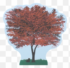 Meow Village Japanese Maple Tree 09 - png