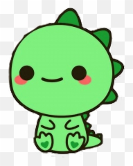 Kawaii Cute Tumblr Rawr Dinosaur Art Cartoonfreetoedit - Drawing png
