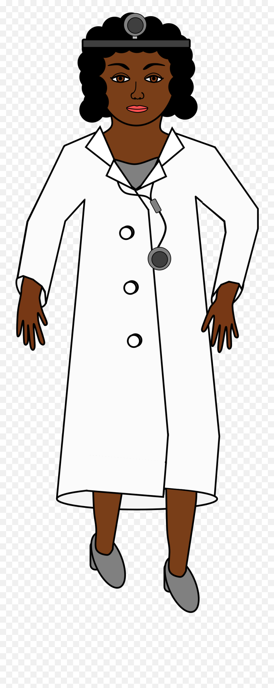 Physician African American Clip Art - African American Doctor Doctor Cartoon Png,Doctor Clipart Png