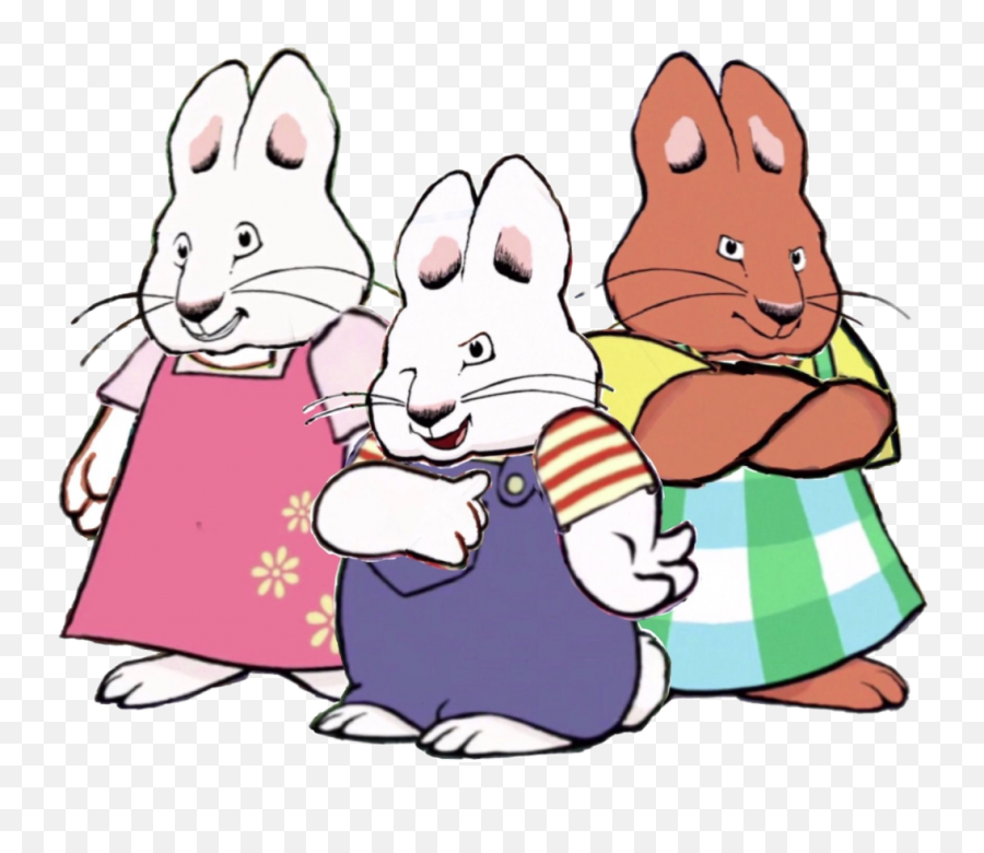 Max And Ruby Though Rabbits Png Image - Max And Ruby Day,Rabbit Transparent