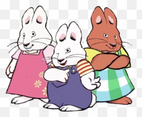 Max And Ruby Though Rabbits Png Image - Max And Ruby Day,Rabbit Transparent