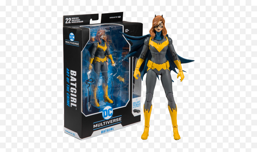 Batman - Batgirl Art Of The Crime Dc Multiverse 7 Inch Action Figure Dc Multiverse Batgirl Mcfarlane Png,Batgirl Transparent