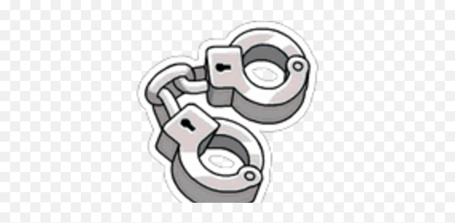 Handcuffs The Simpsons Tapped Out Wiki Fandom - Clip Art Png,Handcuffs Png