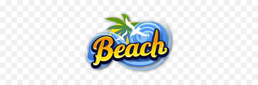 Play To The Mga Slot Machine - Graphic Design Png,Beach Logo
