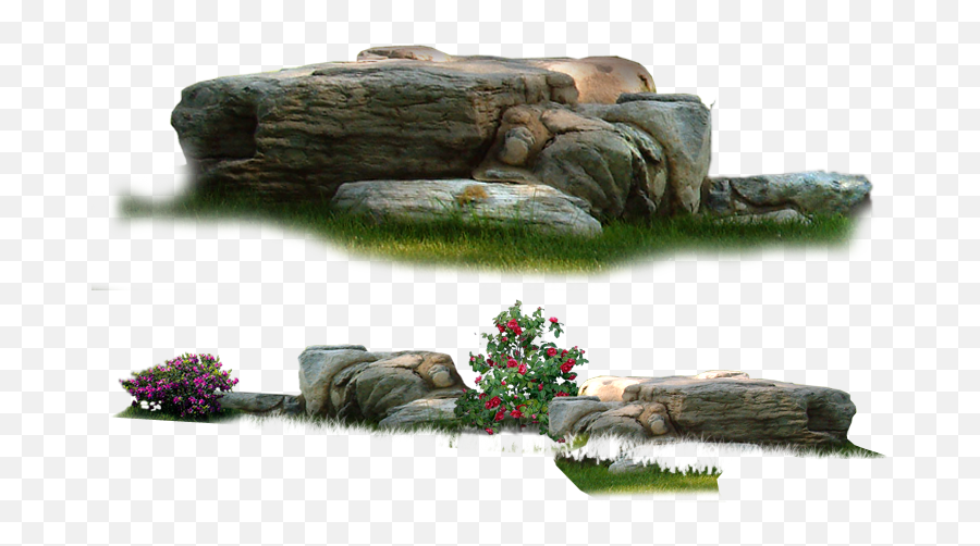 Download Stone Park Garden Landscape Nature Png - Stone Landscape Png,Stone Png