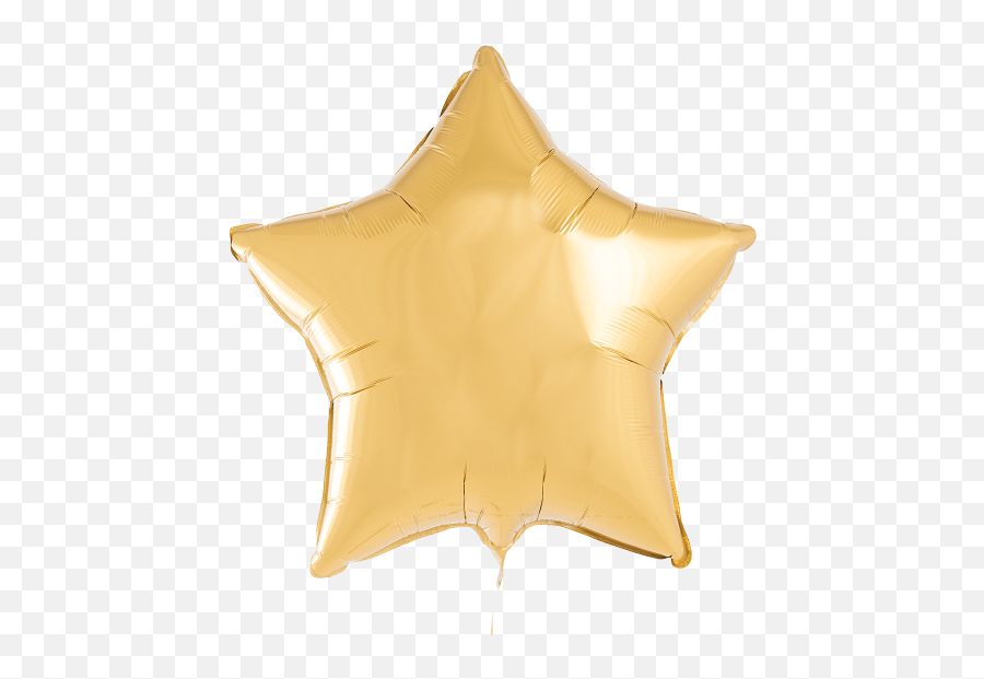 A Photograph Of Metallic Gold Foil Star - Cushion Png,Gold Foil Png