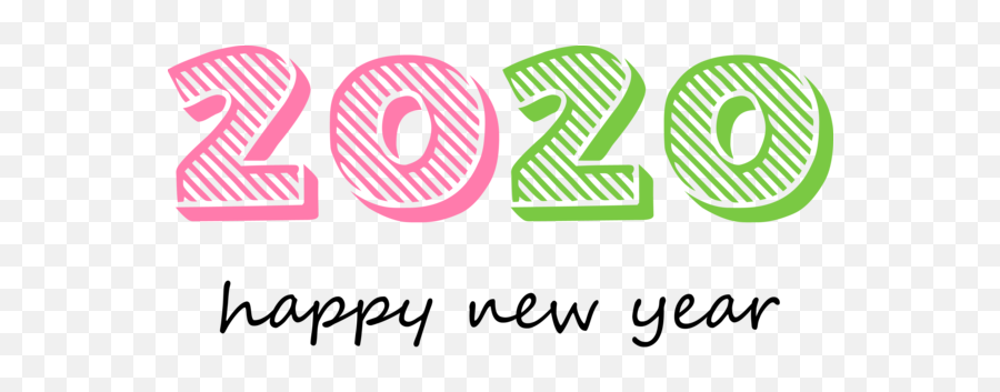 New Year Green Text Font For Happy 2020 - 2020 Icon Png,2020 Png