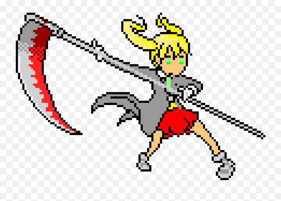 Anime Character Pixel Art Maker - Soul Eater Pixel Art Grid Png,Anime Character Png