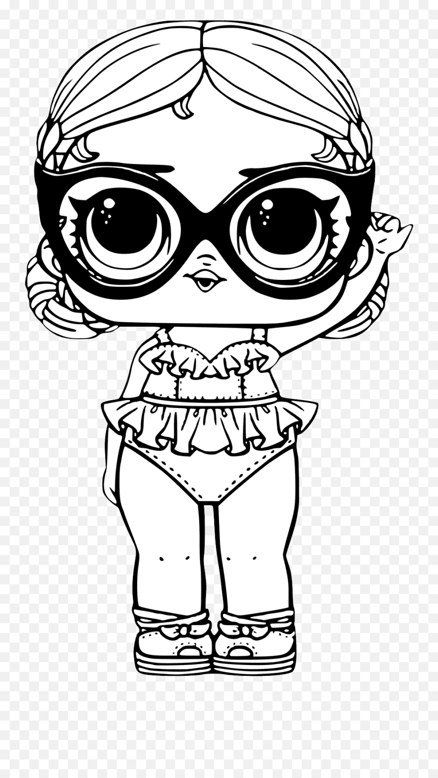 Lol Surprise Doll Png - Lol Dolls Coloring Pages,Lol Dolls Png
