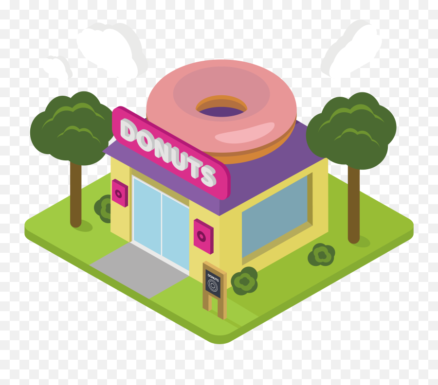 Donut Shop Png U0026 Free Shoppng Transparent Images - Donut Store Clip Art,Donuts Transparent Background