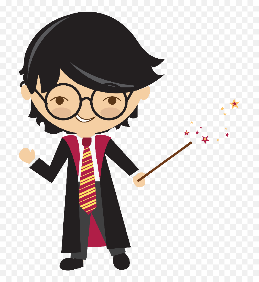 Download Harry Potter With Wand Clipart - Harry Potter Clip Art Png,Harry Potter Wand Png