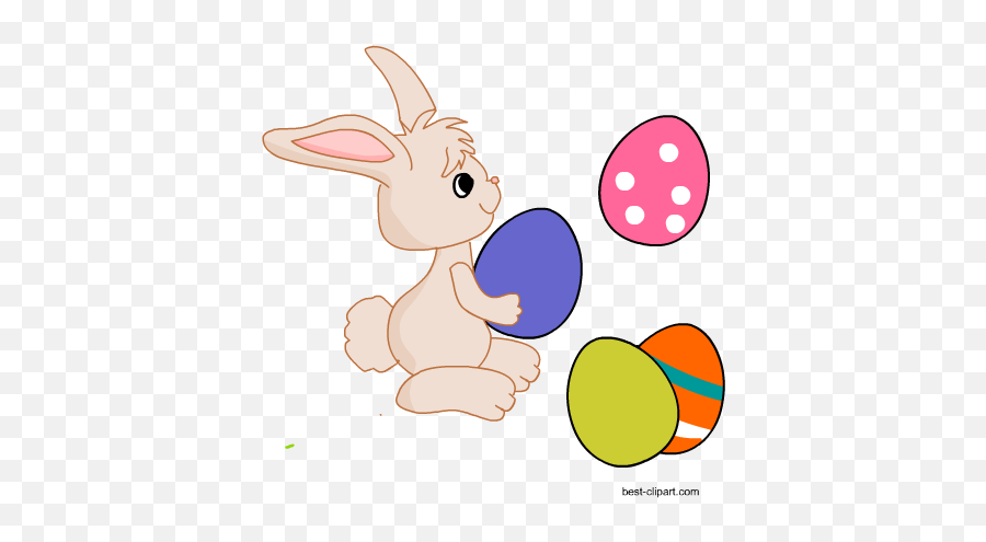 Free Easter Clip Art Bunny Eggs And Chicks - Dot Png,Easter Bunny Ears Png