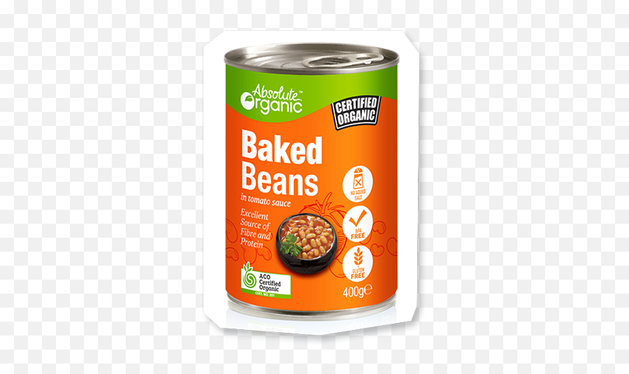 Baked Beans 400g U2013 Absolute Organic - Food Storage Png,Baked Beans Png