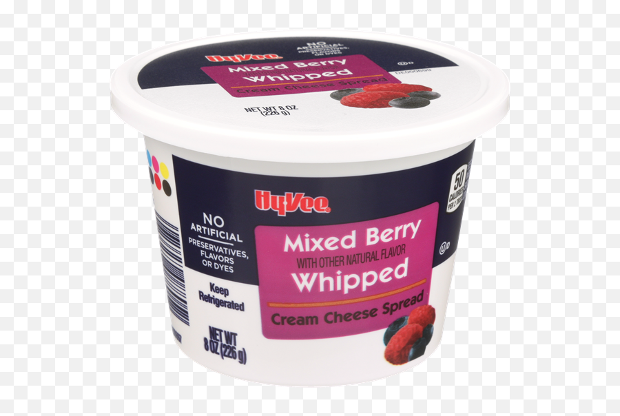 Hy - Vee Mixed Berry Whipped Cream Cheese Spread Hyvee Mixed Berry Hy Vee Cream Cheese Nutrition Label Png,Whipped Cream Png