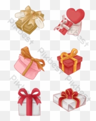 Exquisite Gift Box Templates Free Psd U0026 Png Vector - Bow,Gift Box Png