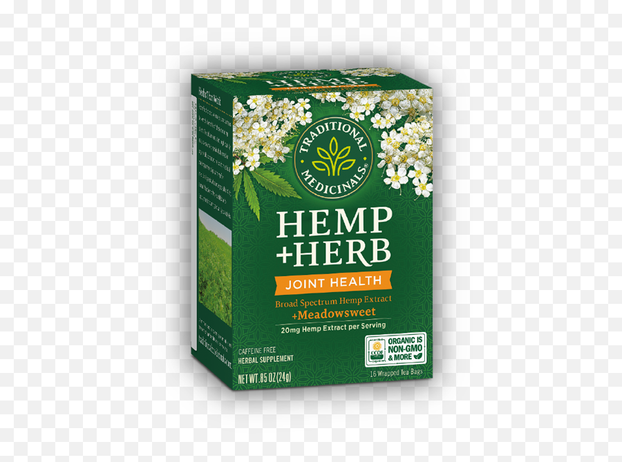 Hempherb Joint Health Tea - Traditional Medicinals Hemp Tea Png,Herb Png