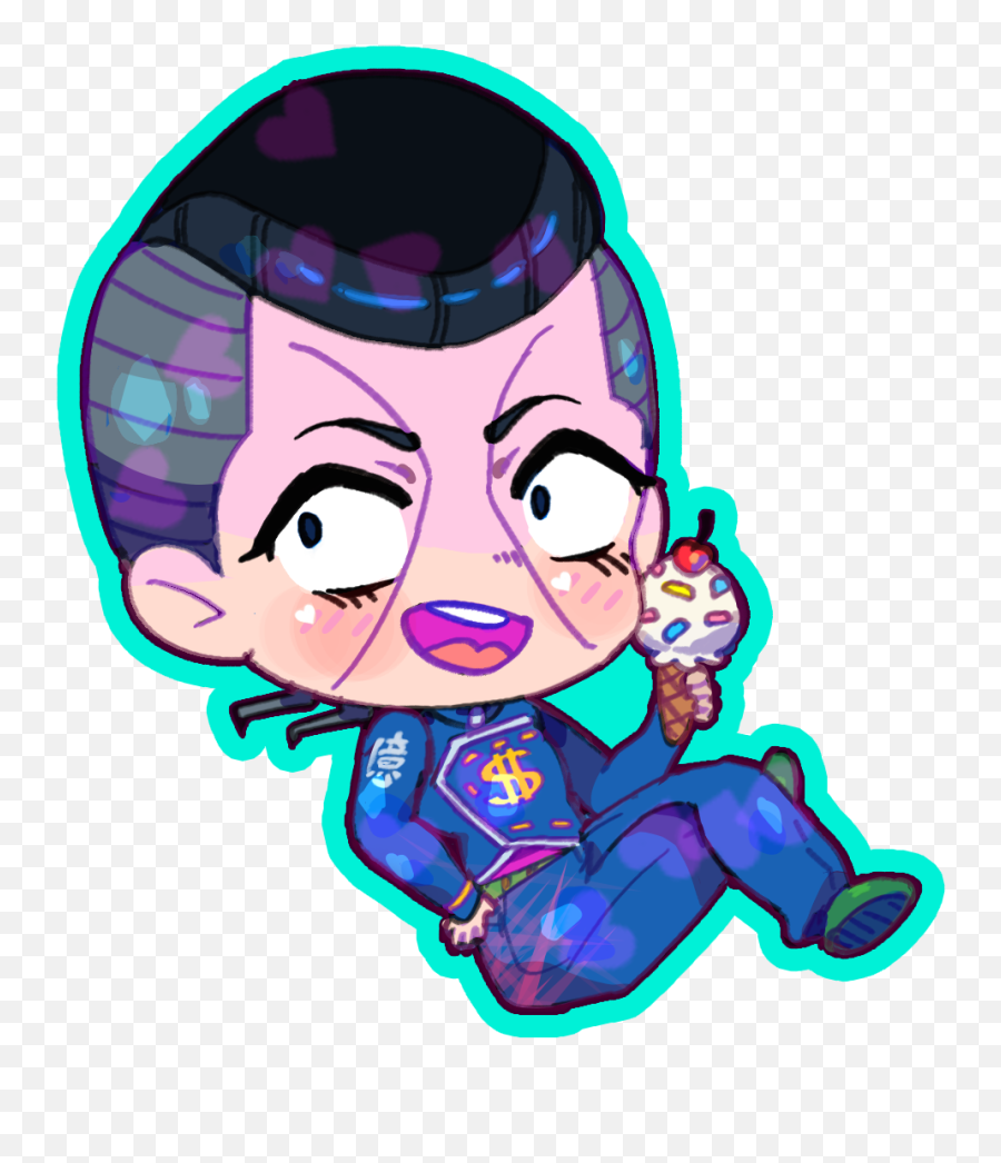 Download Okuyasu 20chibi 20ps Small - Josuke Higashikata Okuyasu Nijimura Chibi Png,Josuke Png