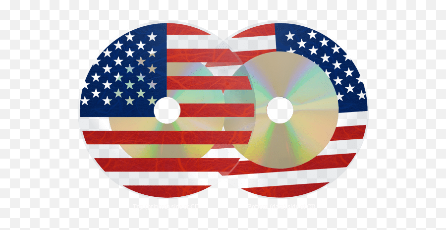 Transparent Cds With Full Colour Printing Onto 12cm Clear - American Flag Nose Ring Png,Chris Hansen Transparent