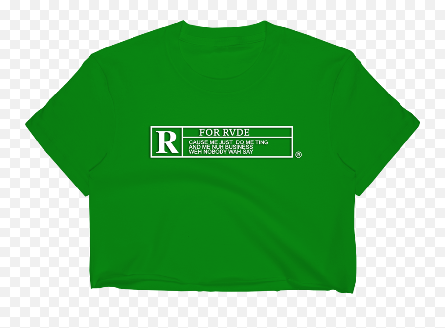 Rvde Rated R Crop Top - Unisex Png,Rated R Png