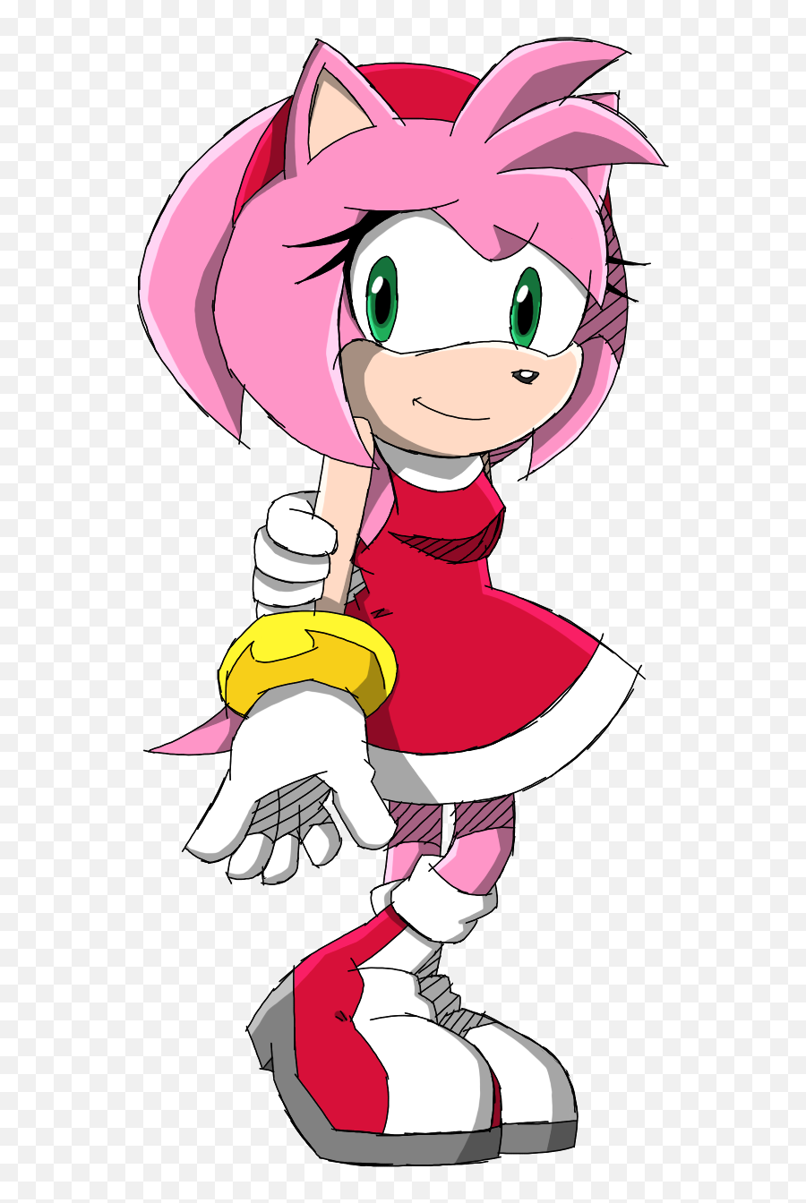 Amy Rose By Brittnichols - Fur Affinity Dot Net Fictional Character Png,Amy Rose Transparent