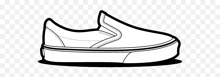 Drawn Vans Clip - 41 Size In Shoes Png,White Vans Png