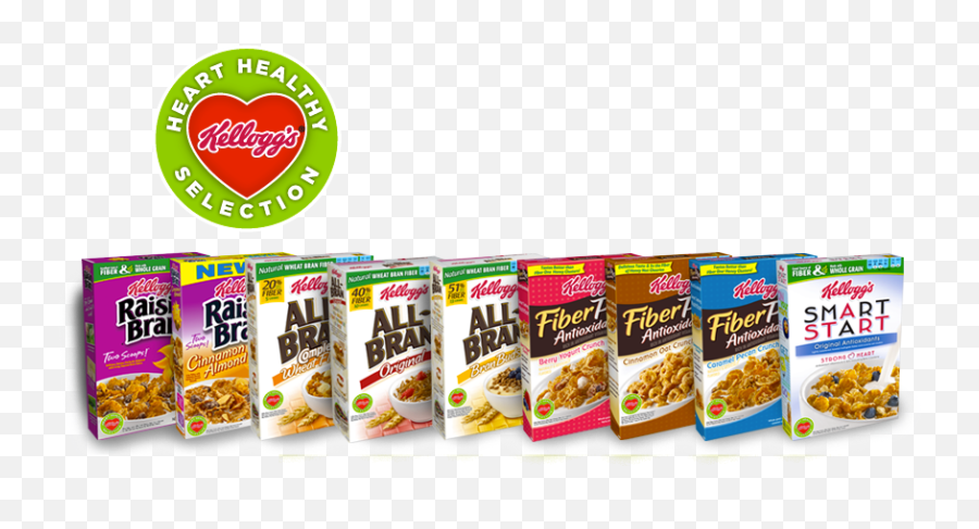 Heart Healthy Png Download - All Bran,Kelloggs Logo Png
