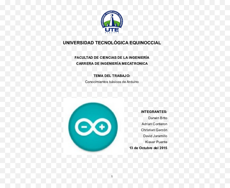 Doc Arduino Ady Conteron - Academiaedu Dot Png,Ute Logotipo