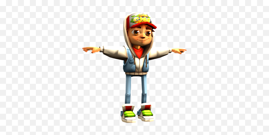 Mobile - Subway Surfers Jake The Models Resource Subway Surfers Character Models Png,Subway Surfers Icon