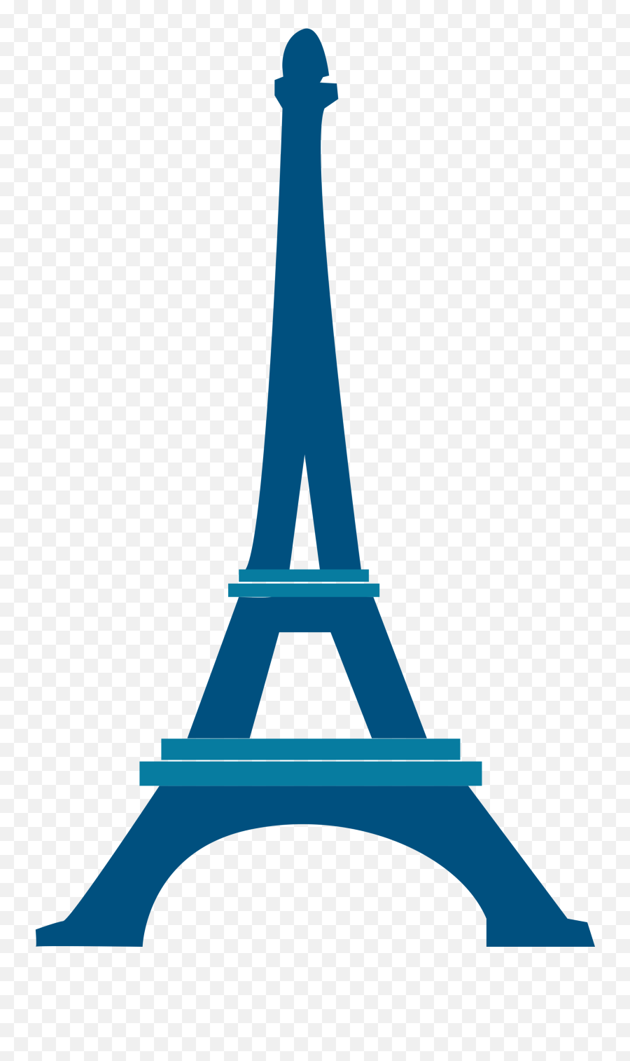 Fileeiffel Tower Blue Icon 2014svg - Wikimedia Commons Tower Of Eiffel Clipart Png,Eiffel Tower Transparent