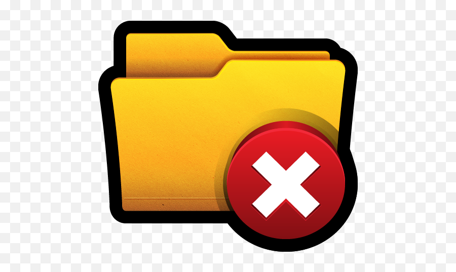 Clear Delete Folder Win Close - Delete Folder Icon Png,Close Folder Icon