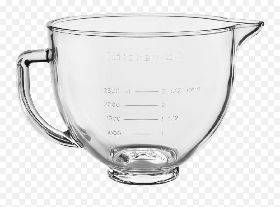 Kitchenaid Artisan 48l Glass Bowl For Stand Mixer 5ksm5gb - Kitchenaid Glass Bowl Png,Kitchenaid Icon