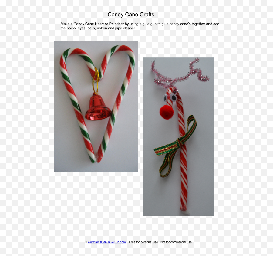 Christmas Candy Cane Crafts - Candy Cane Transparent Candy Cane Png,Candy Cane Transparent Background