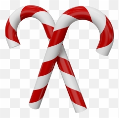 Christmas Sugar Canes Png Image - Transparent Background Candy