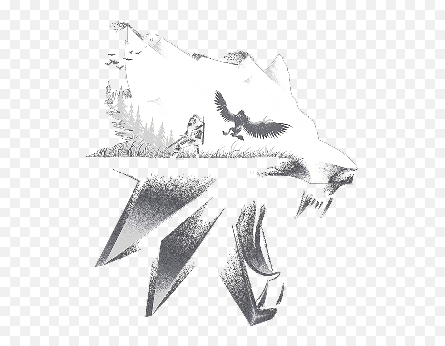 The Witcher Puzzle - Sketch Png,Witcher Icon