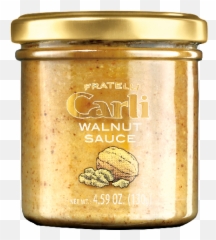 Walnut Sauce - Italian Pasta Sauces Fratelli Carli Lid png