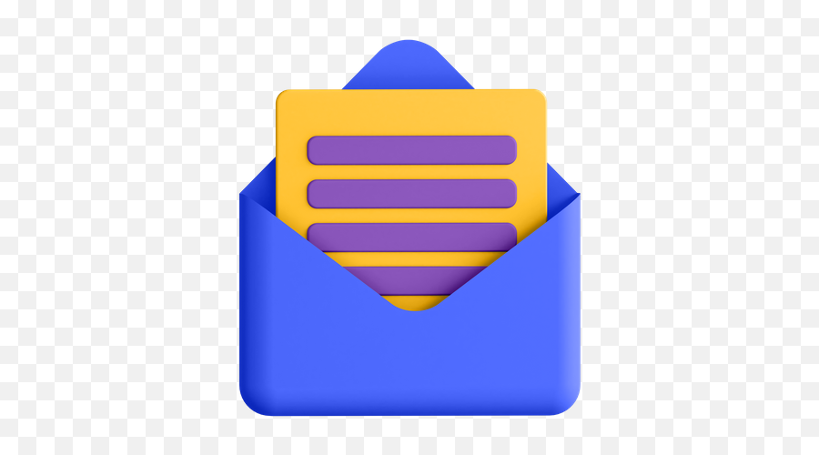 Premium Email 3d Illustration Download In Png Obj Or Blend - Vertical,Evite Icon