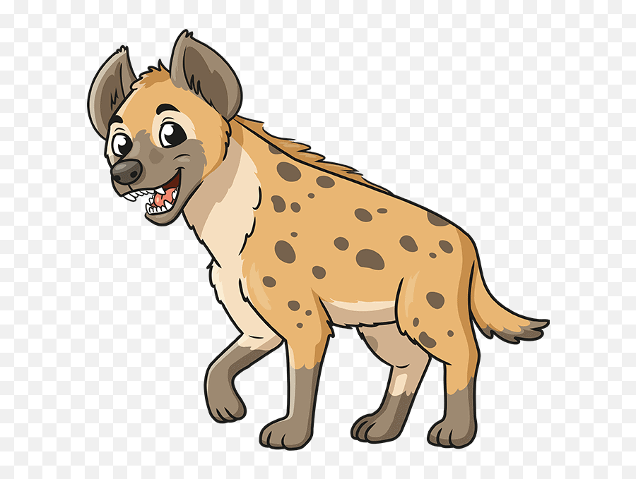 How To Draw A Hyena - Really Easy Drawing Tutorial Draw A Hyena Easy Png,Hyena Icon
