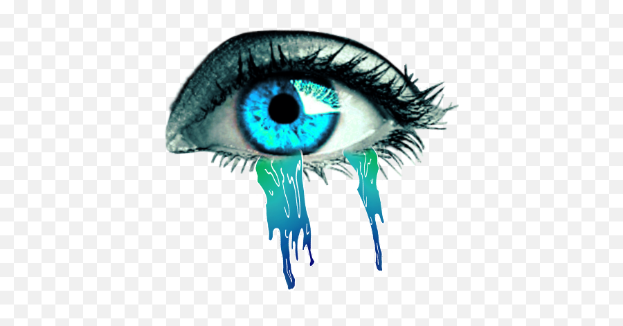 Crying Eye in Anime or Manga Style with Teardrops and Reflections. Highly  Detailed Vector Illustration Stock Vector - Illustration of kawaii,  decorative: 91591317