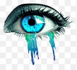 Crying Anime Eyes Png - blue Eyes Crying Png Hd