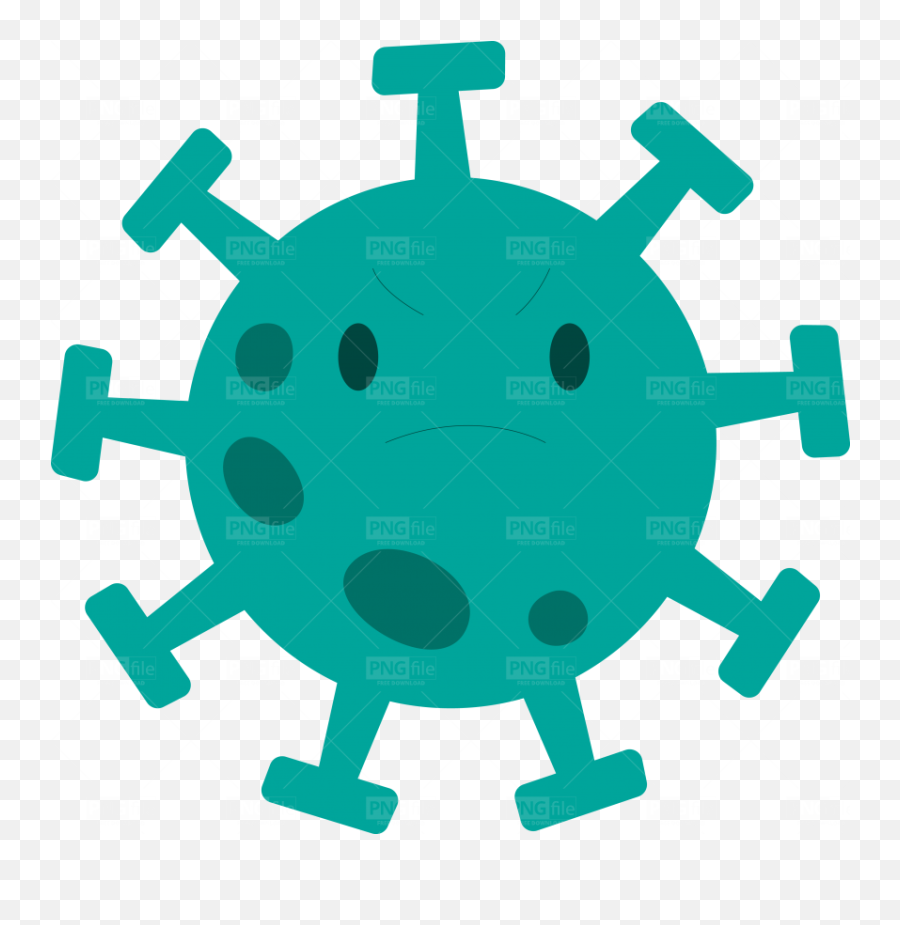Virus Icon Png Clipart Background Play - Corona Virus Cartoon Png,Malware Icon