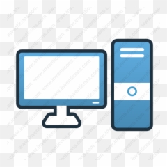 Download Computer Desktop Vector Icon Inventicons - With Color png