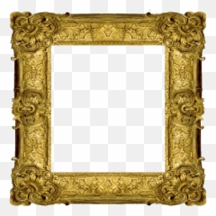 Square Gold Frame Png Picture - Clipart Cut Out