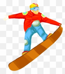 Skiing Clipart Snowboarding Transparent - Characters Skiing Transparent Png,Snowboarder Png
