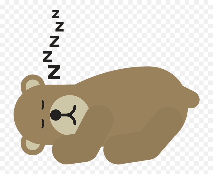 Bear - Bear Hibernation Png,Sleepy Emoji Png