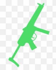 Machine Gun Silhouette - Free Vector Silhouettes Creazilla Mp5 Clipart png